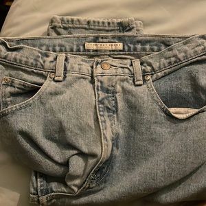 Geoffrey Beene stonewashed denim